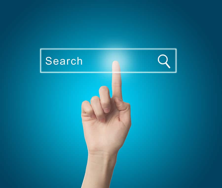 finger-pressing-search-engine - internet connectivity - business